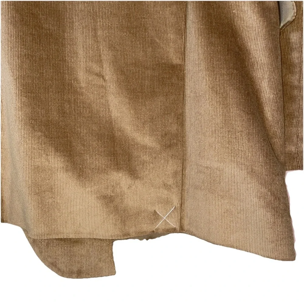 NWT Stafford Corduroy Sport Coat Mens 48 Long Stafford Tan Classic Fit Stretch
